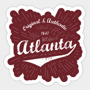 Original Atlanta, GA Shirt Sticker